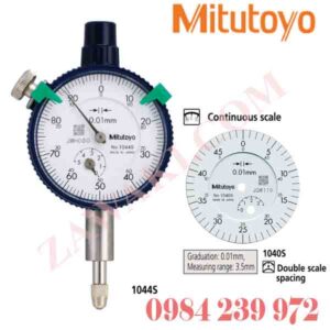 1040S Đồng hồ so Mitutoyo 3.5mm (0.5 mm)x0.01mm