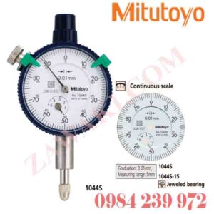 1044S-15 Đồng hồ so Mitutoyo 5mm (1 mm)x0.01mm