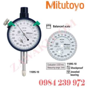 1109S-10 Đồng hồ so Mitutoyo 1mm (0.2 mm)