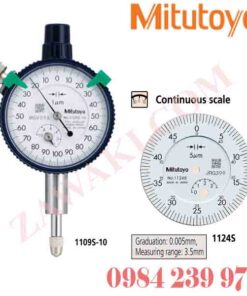 1124S Đồng hồ so Mitutoyo 3.5mm (0.5 mm)x0.01mm