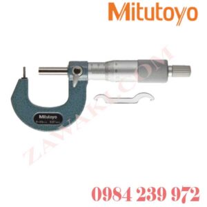 142-403 Panme đo ngoài cơ khí đầu nhọn Mitutoyo 0-25mm