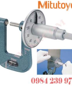 119-202 Panme đo ngoài đồng hồ đo tấm kim loại Mitutoyo 0-25mm