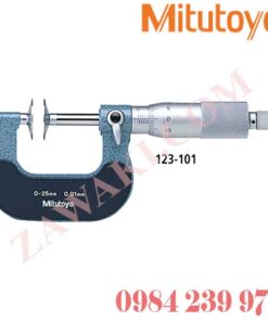 123-113 Panme đo ngoài cơ khí đầu đĩa Mitutoyo 0-25 mmx0.01mm