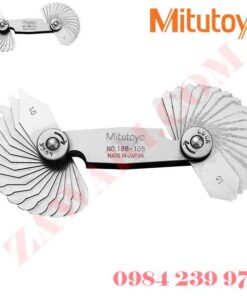 186-901 Bộ dưỡng đo bán kính Mitutoyo 1/64-1/12 in