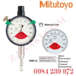 1900S-72 Đồng hồ so Mitutoyo 0.1mm (0.14 mm)x0.001mm