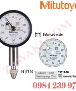 1911T-10 Đồng hồ so Mitutoyo 2.5 mm (1 mm)x0.01mm