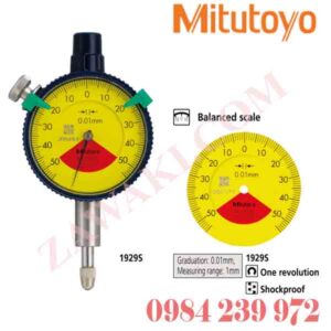 1929S Đồng hồ so Mitutoyo 1mm (1.4 mm)