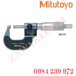 193-111 Panme đo ngoài hiện thị số Mitutoyo 0-25mmx0.001mm