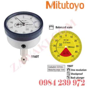 1960T Đồng hồ so Mitutoyo 1mm (1.27 mm)x0.01mm