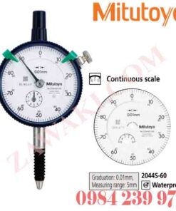 2044S-60 Đồng hồ so Mitutoyo 5mmx0.01mm