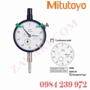 2046S-09 Đồng hồ so Mitutoyo 10mmx0.01mm