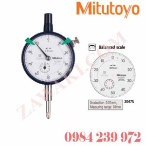2047S Đồng hồ so Mitutoyo 10mmx0.01mm