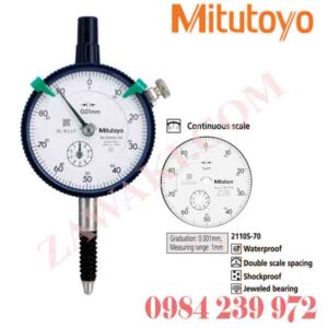 2110S-70 Đồng hồ so Mitutoyo 1mm (0.1 mm)x0.001mm