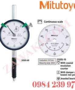 2320S-10 Đồng hồ so Mitutoyo 20 mm (1 mm)x0.01mm