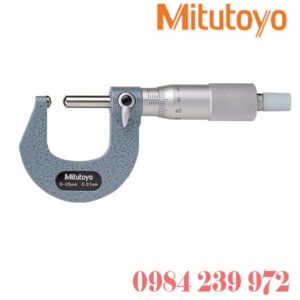 295-215 Panme đo ngoài cơ khí đo ống Mitutoyo 0-25mm