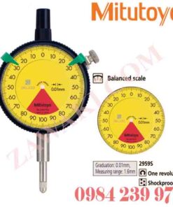 2959S Đồng hồ so Mitutoyo 1.6 mm (2 mm)x0.01mm