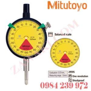 2959S Đồng hồ so Mitutoyo 1.6 mm (2 mm)x0.01mm