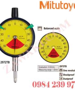 2973TB Đồng hồ so Mitutoyo 1.6 mm (2 mm)x0.02mm