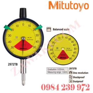 2973TB Đồng hồ so Mitutoyo 1.6 mm (2 mm)x0.02mm