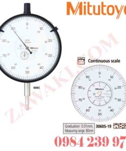 3060S-19 Đồng hồ so Mitutoyo 80 mm (1 mm)x0.01mm