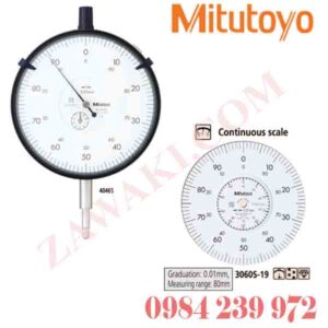 3060S-19 Đồng hồ so Mitutoyo 80 mm (1 mm)x0.01mm