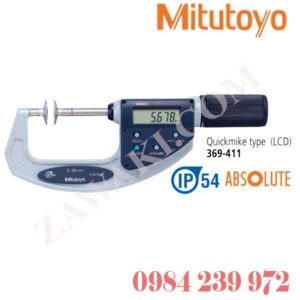 369-411-20 Panme đo ngoài điện tử đo bước răng Mitutoyo 0-30mm