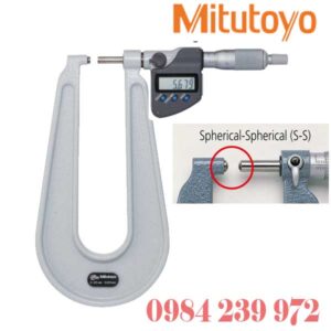389-271-30 Panme đo ngoài điện tử đo tấm Mitutoyo 0-25mm