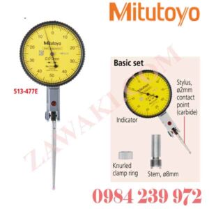 513-477-10E Đồng hồ so chân gập Mitutoyo 1mmx0.01mm