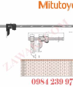 552-315-10 Thước cặp điện tử Mitutoyo 0-1500mm/60”x0.01mm
