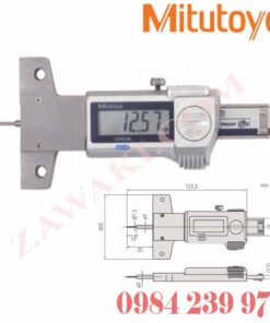 571-100-20 Thước đo sâu điện tử đo lỗ rãnh hẹp Mitutoyo 0-25mmx0.01mm IP67