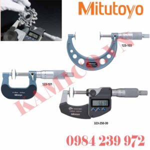 Panme đầu đĩa đo răng Mitutoyo 123, 323