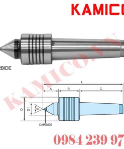 Đầu chống tâm máy tiện VLC Vertex
