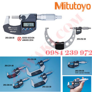 Hướng dẫn sử dụng panme điện tử Mitutoyo