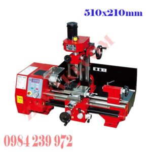 Máy tiện phay mini Trung Quốc 510x210mm