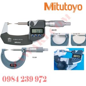 Panme điện tử đầu nhọn Mitutoyo 342, 112, 142