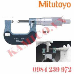 Panme đo đường kính vòng chia Mitutoyo 125