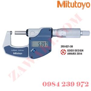 Panme đo ngoài điện tử Mitutoyo 293-821-30 0-25mmx0.001